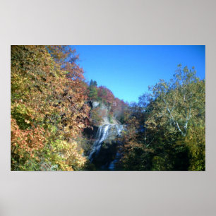 ITHACA NEW YORK WATERFALL-Plakat Poster