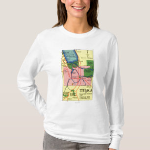Ithaca und nahe gelegene Punkte des Interesses T-Shirt