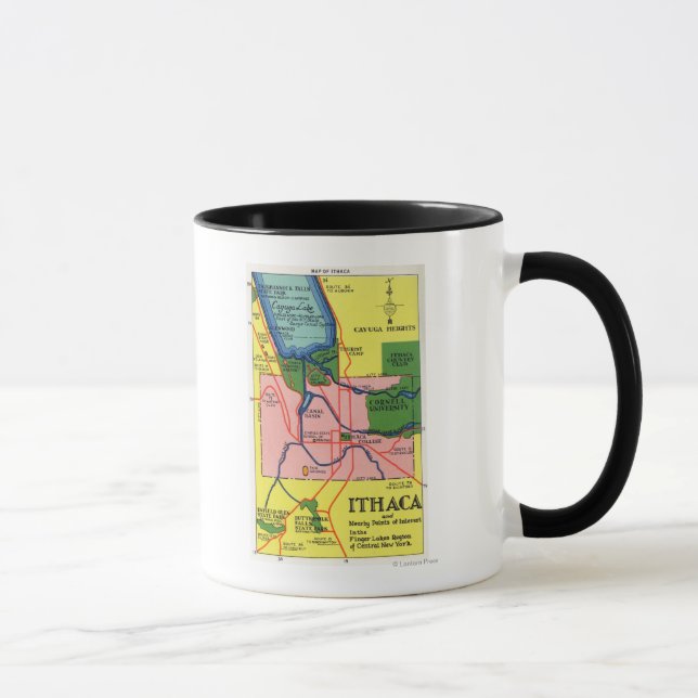 Ithaca und nahe gelegene Sehenswürdigkeiten Tasse
