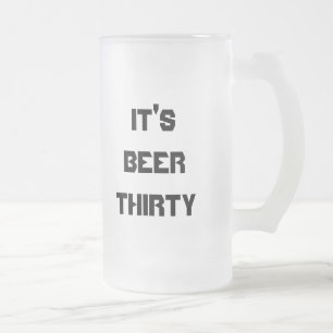 ITIS BIER DREISSIG MATTGLAS BIERGLAS