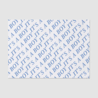 ITIS EIN JUNGEN-Seidenpapier (blau) Seidenpapier