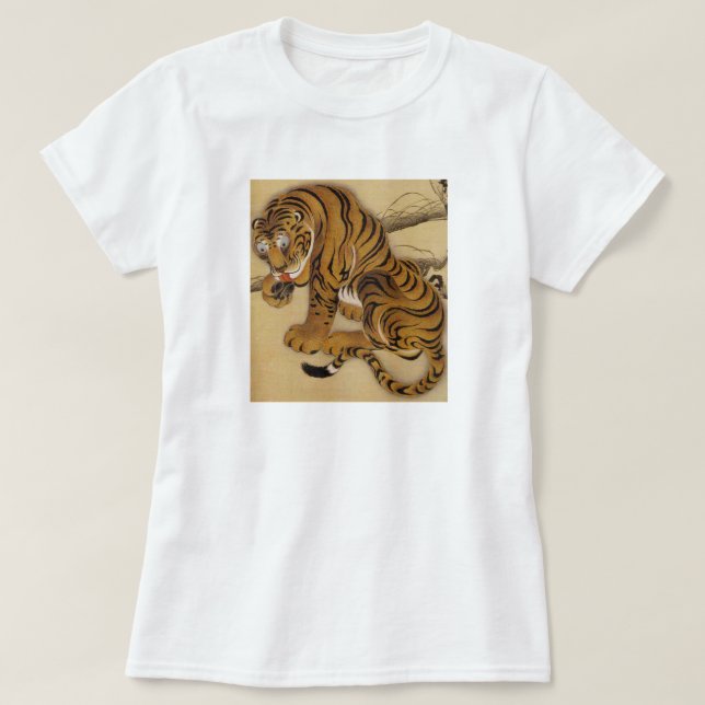 Ito Jakuchu Tiger-T - Shirt (Design vorne)