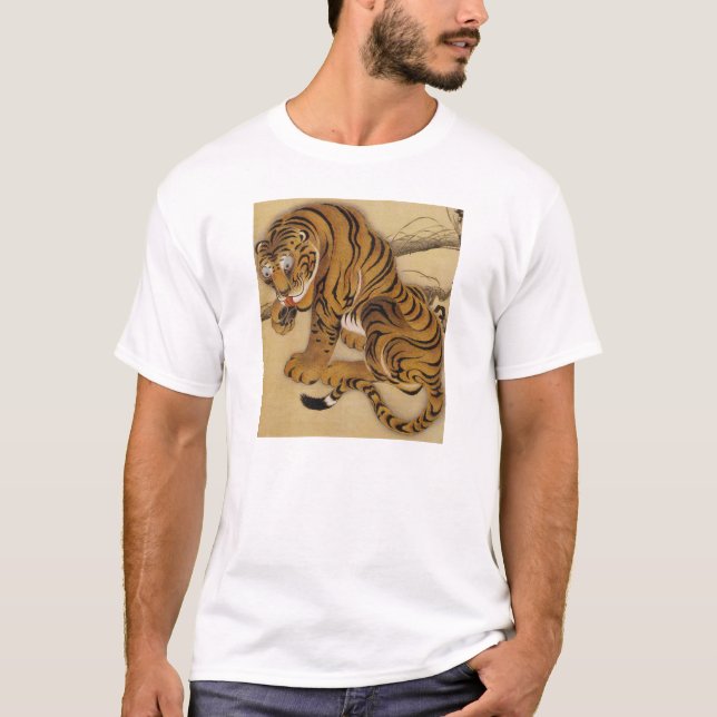Ito Jakuchu Tiger-T - Shirt (Vorderseite)