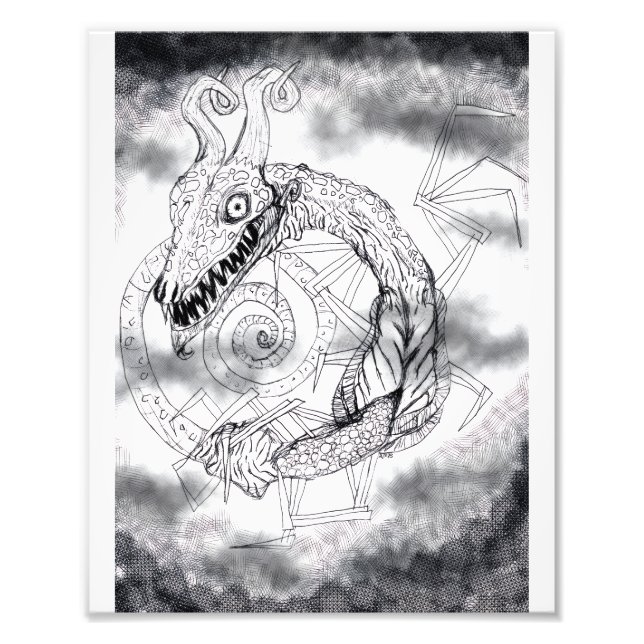Itos Drachen-Druck Fotodruck (Vorne)