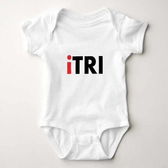 iTri Triathlon Baby Strampler (Vorderseite)