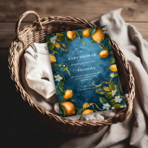 itrus Blossom Blue Baby Shower