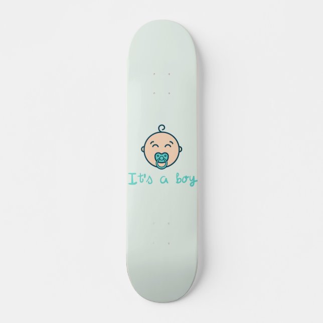 It's a Baby Boy! Skateboard (Vorne)