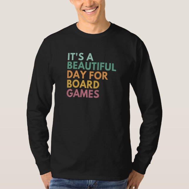 It's A Beautiful Day For Board Games Premium_3 T-Shirt (Vorderseite)