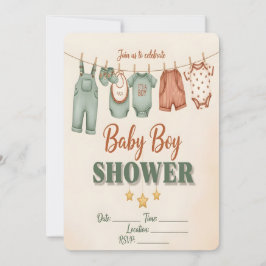 It's a Boy! Baby Boy Shower Invitation Einladung