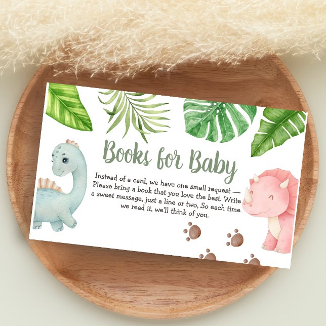 It's a Boy Dinosaur Baby Shower Books for Baby Begleitkarte (Dinosaur Baby Shower Books for Baby)