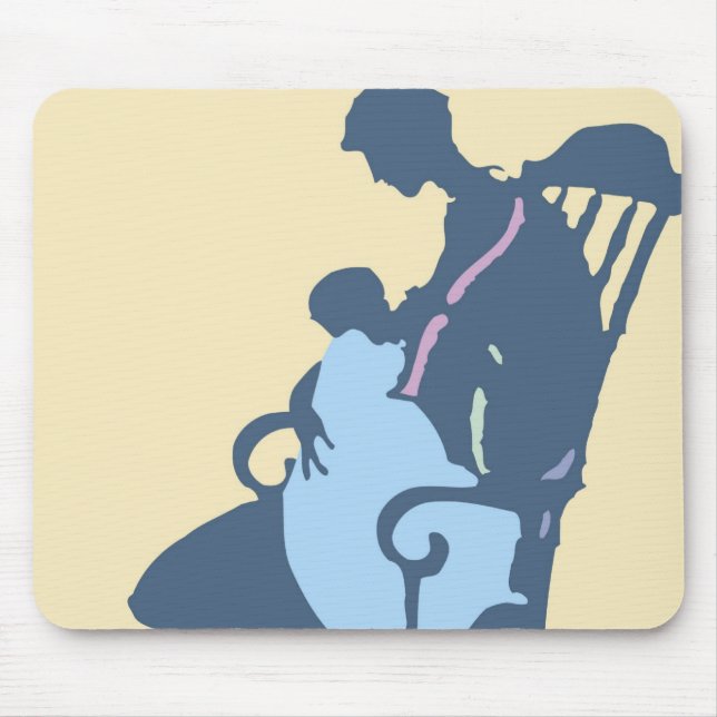<It's a Boy> durch Steve-Bergmann Mousepad (Vorne)