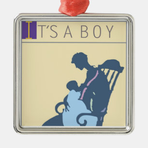 <It's a Boy> durch Steve-Bergmann Ornament Aus Metall