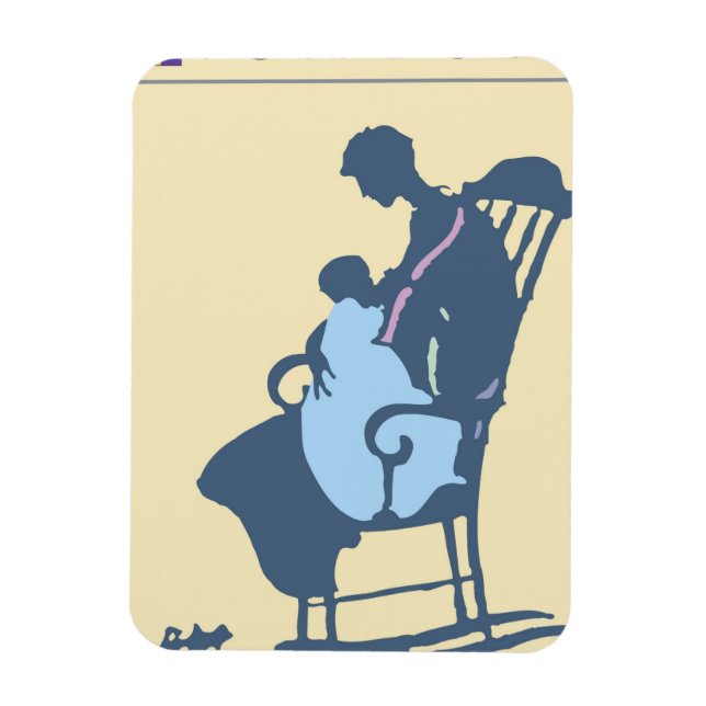 <It's a Boy>von Steve Collier Magnet (Vertikal)