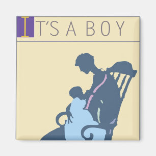 <It's a Boy>von Steve Collier Magnet