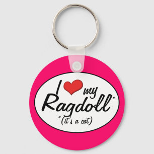 It's a Cat! I Love My Ragdoll Schlüsselanhänger