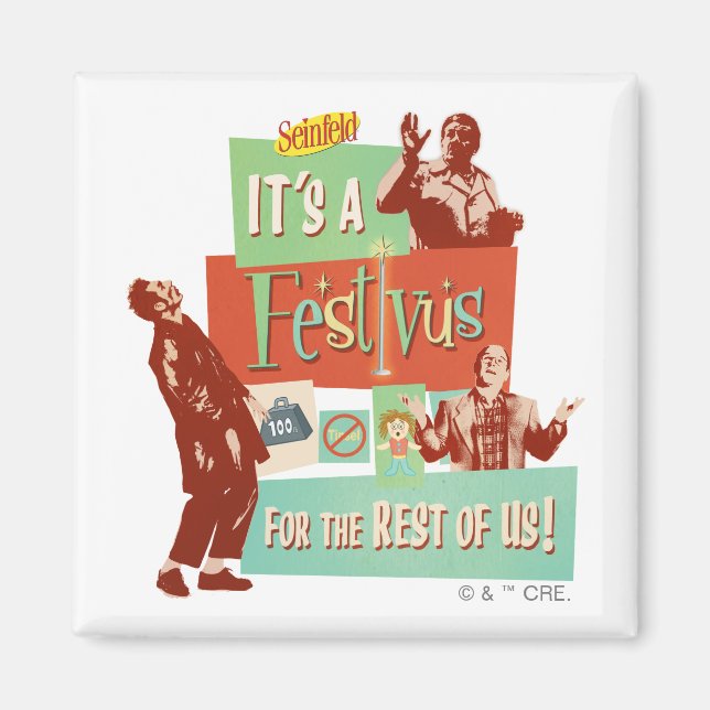 It's a Festivus for the Rest of Us Magnet (Vorne)