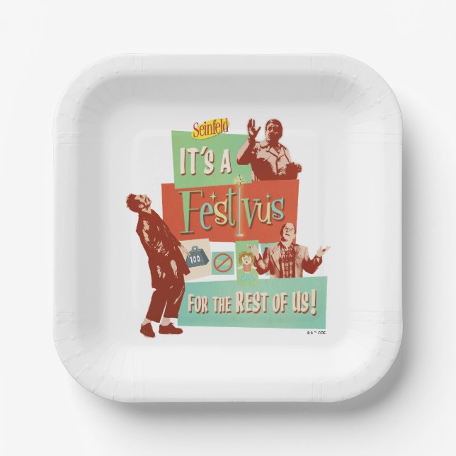 It's a Festivus for the Rest of Us Pappteller (Vorderseite)