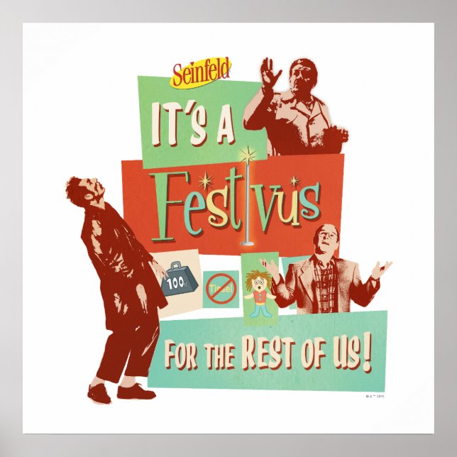 It's a Festivus for the Rest of Us Poster (Vorne)