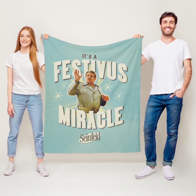 It's a Festivus Miracle Fleecedecke (Beispiel)