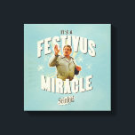It's a Festivus Miracle Leinwanddruck<br><div class="desc">Gather 'round the aluminum pole and celebrate the most unexpected moments of the season with this "It's a Festivus Miracle!" graphic. Featuring the legendary Frank Costanza in his peak holiday form, this design captures the hilarious energy of the Seinfeld holiday we all know and love. With its retro sunburst background...</div>