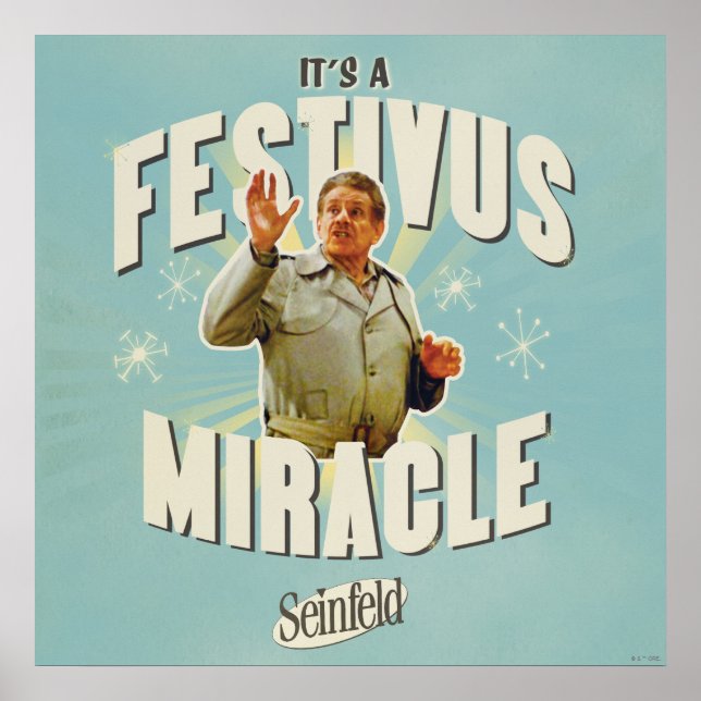 It's a Festivus Miracle Poster (Vorne)
