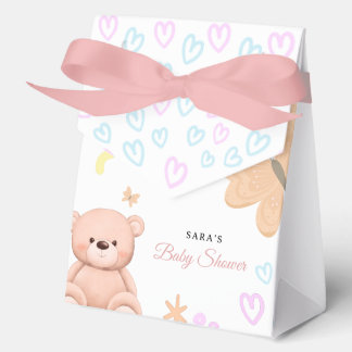 It's a Girl Cute Teddy Bear Baby Shower Cartoon Geschenkschachtel