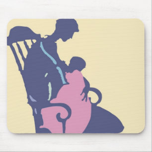 <It's a Girl> durch Steve-Bergmann Mousepad