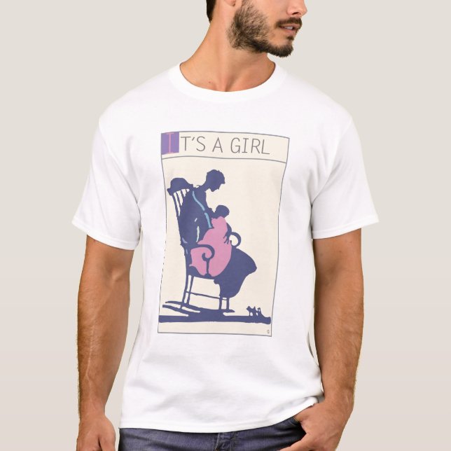 <It's a Girl> durch Steve-Bergmann T-Shirt (Vorderseite)