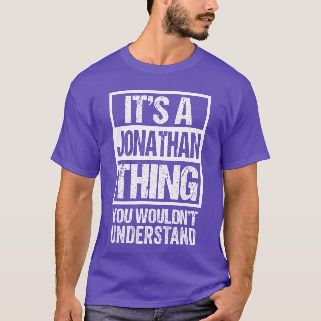Its A Jonathanhing You Wouldnt Understand boy T-Shirt (Vorderseite)