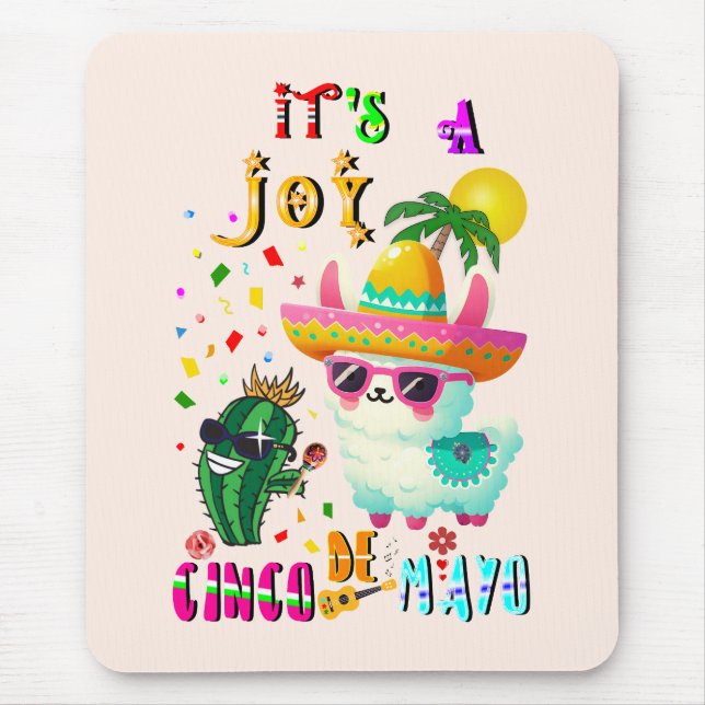 It's A Joy Cinco De Mayo Mousepad (Vorne)