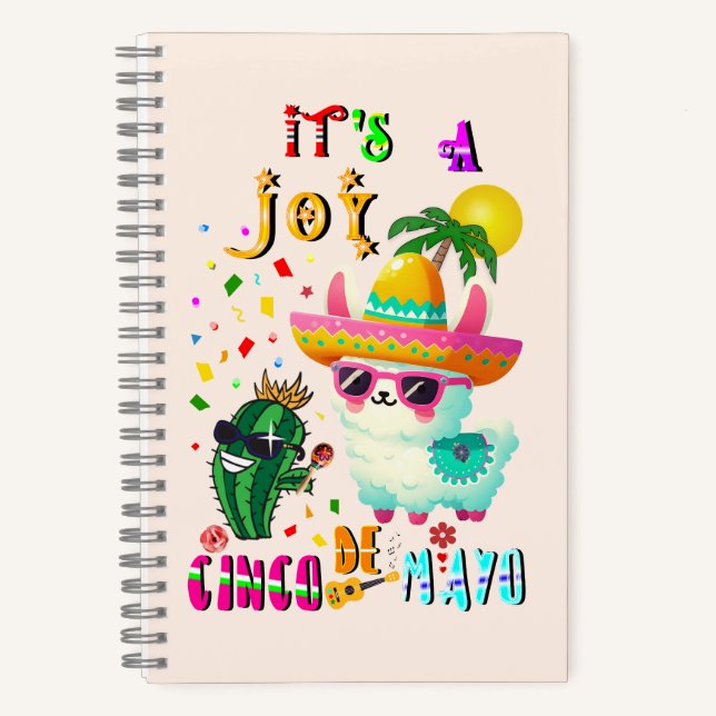 It's A Joy Cinco De Mayo Notizbuch (Vorderseite)