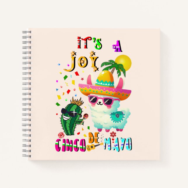 It's A Joy Cinco De Mayo Notizbuch (Vorderseite)