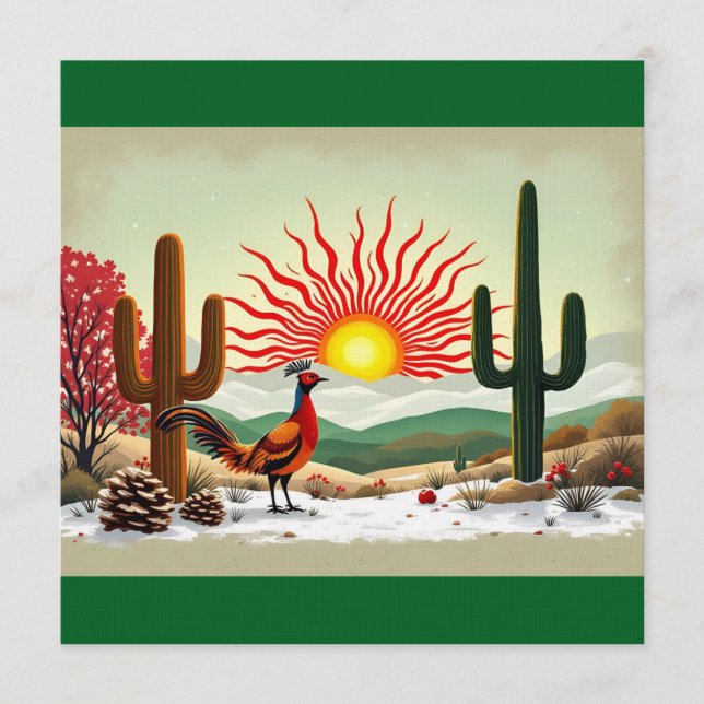 It's A New Mexico Christmas  Einladung (Vorderseite)