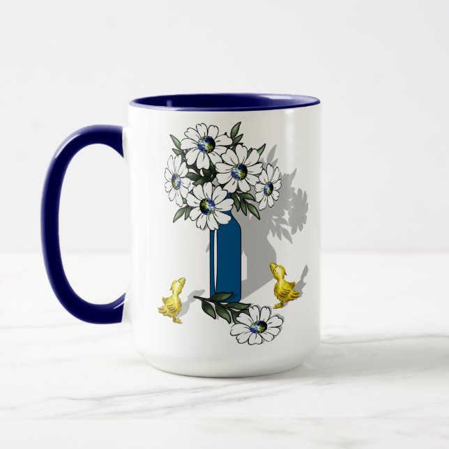 It's a Wonderful World Cute Mug w/ Baby Birds Tasse (Links)