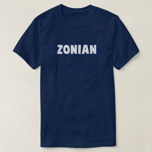 Its a Zonian Thing  Panama Canal Zone  T-Shirt (Design vorne)