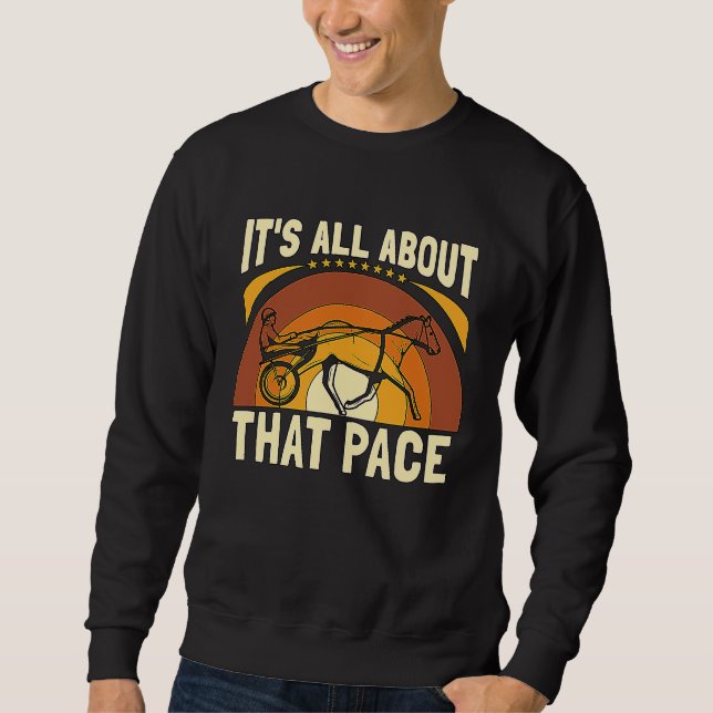 It's All About That Horse Riding Equines  Horse Ra Sweatshirt (Vorderseite)
