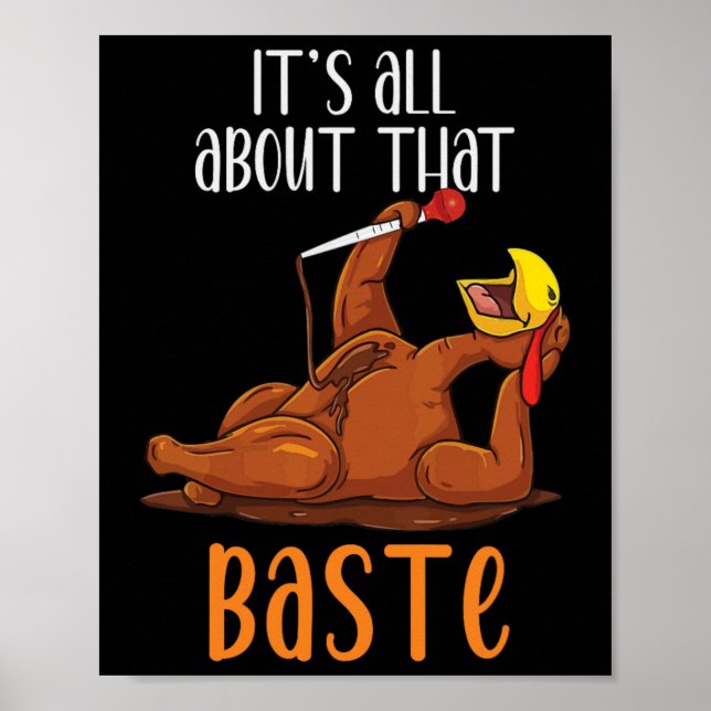 Its All About That Ste Funny Thanksgiving Christma Poster (Vorne)