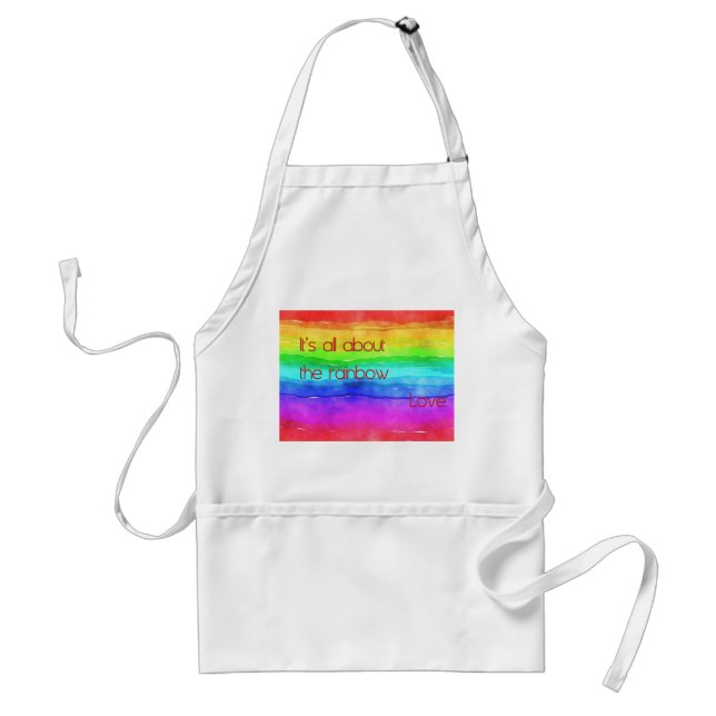 It's All About The Rainbow Love 03 Schürze (Vorne)