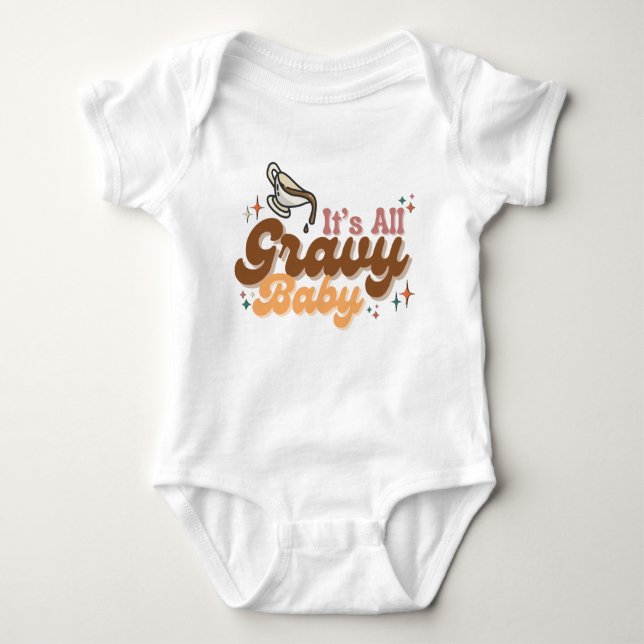 "It's All Gravy Baby" Baby Bodysuit Baby Strampler (Vorderseite)