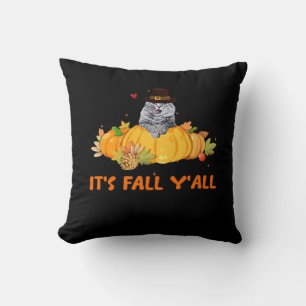 It's Fall Y'all Niedlich Lovers Erntedank Vintag C Kissen