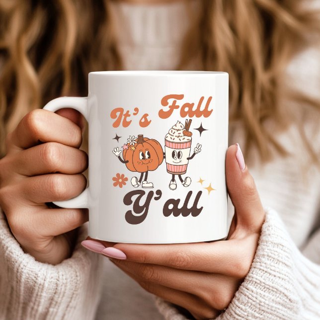 It's Fall Y'all Pumpkin Spice Latte Kaffeetasse (Von Creator hochgeladen)