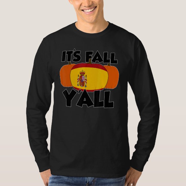 It's Fall Y'all Thanksgiving Pumpkin UK 1 T-Shirt (Vorderseite)