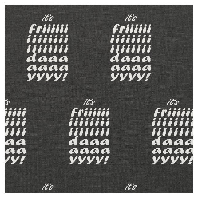 Its Friday Stoff (Nahaufnahme)