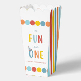 It's Fun To Be One Colorful Party Favor Boxes Geschenkschachtel