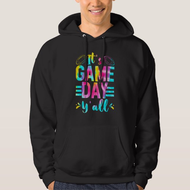 It's Game Day Y'all  Football Game Day Football Hoodie (Vorderseite)