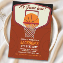 It's Game time! Basketball theme Birthday Kids
