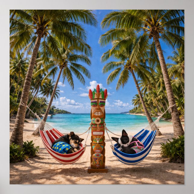 "It's Hammock Time!" Poster (Vorne)