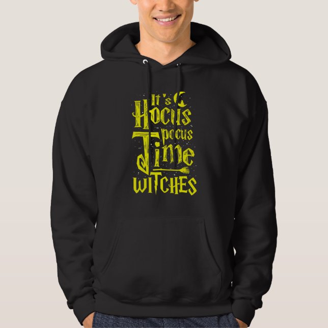 It's Hocus Pocus Time Witches Cute Halloween Hoodie (Vorderseite)