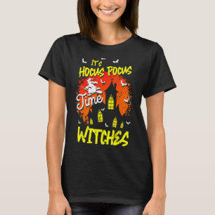 It's Hocus Pocus Time Witches Halloween Anzug T-Shirt