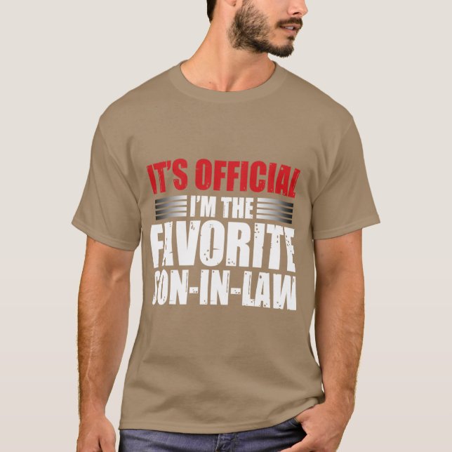 Its im the favorite soninLaw retro T-Shirt (Vorderseite)